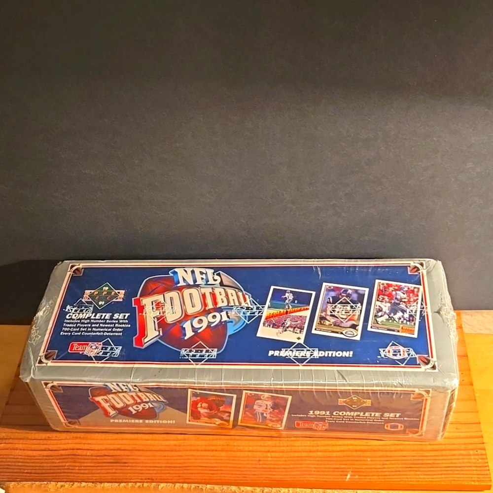 RARE 1991 NFL UPPER DECK PREMIER EDITION FOOTBALL CARDS COMPLETE SET SEALED